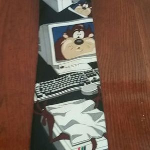 Looney Tunes Tasmanian Devil men's necktie